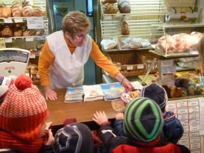 In der Bäckerei gibt es leckere Plätzchen