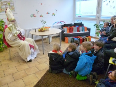 In der Praxis der Logopädie wartet der Nikolaus
